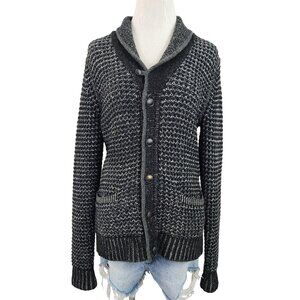 Neiman‎ Marcus Rag & Bone Target Sweater Men's Small Cardigan Knit Wool Blend